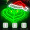 Christmas Neon Sign Cartoon Christmas Neon Light Sign Christmas LED Signs for Wall Light Up Signs for Home Party Neon Wall Light Decor Xmas Gift